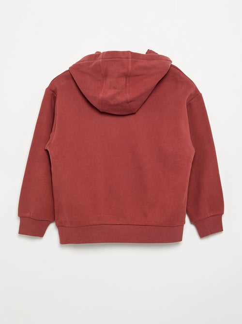 Hoodie with kangaroo pocket - Kiabi