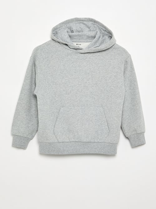 Hoodie with kangaroo pocket - Kiabi