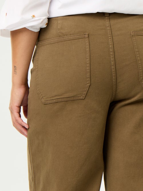 Hose mit weitem Bein / Wide Leg, normale Taille - Kiabi Hose mit weitem Bein / Wide Leg, normale Taille - Kiabi