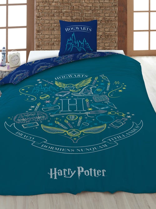 Housse de couette 'Harry potter' 140x200 cm - Kiabi Housse de couette 'Harry potter' 140x200 cm - Kiabi