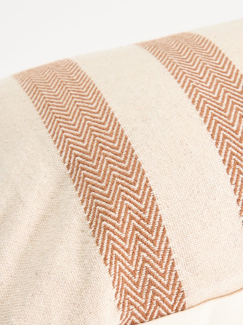 Housse de coussin Marron - Kiabi