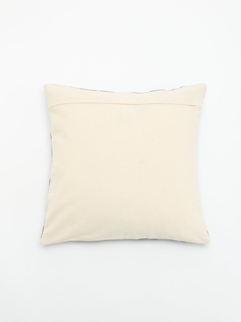 Housse de coussin rayée - Kiabi Home Vert - Kiabi