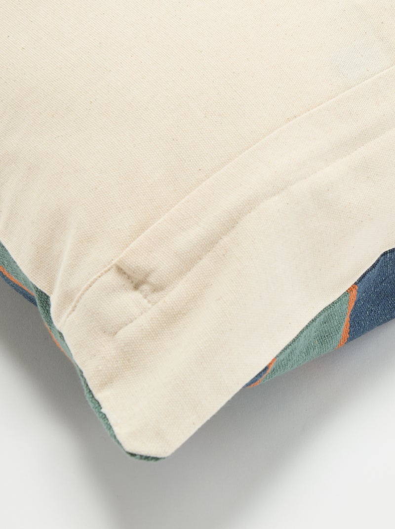 Housse de coussin rayée - Kiabi Home Vert - Kiabi
