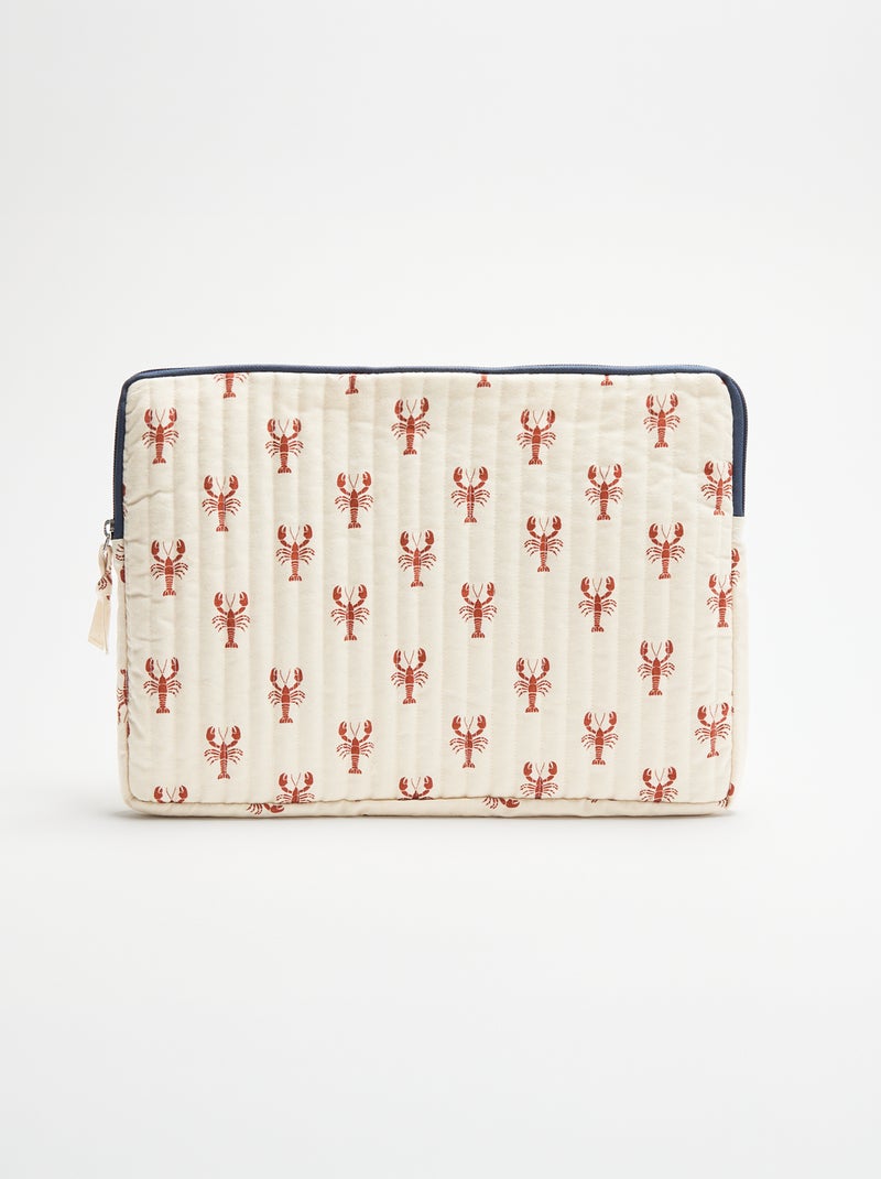Housse d'ordinateur 36x25 cm Beige - Kiabi