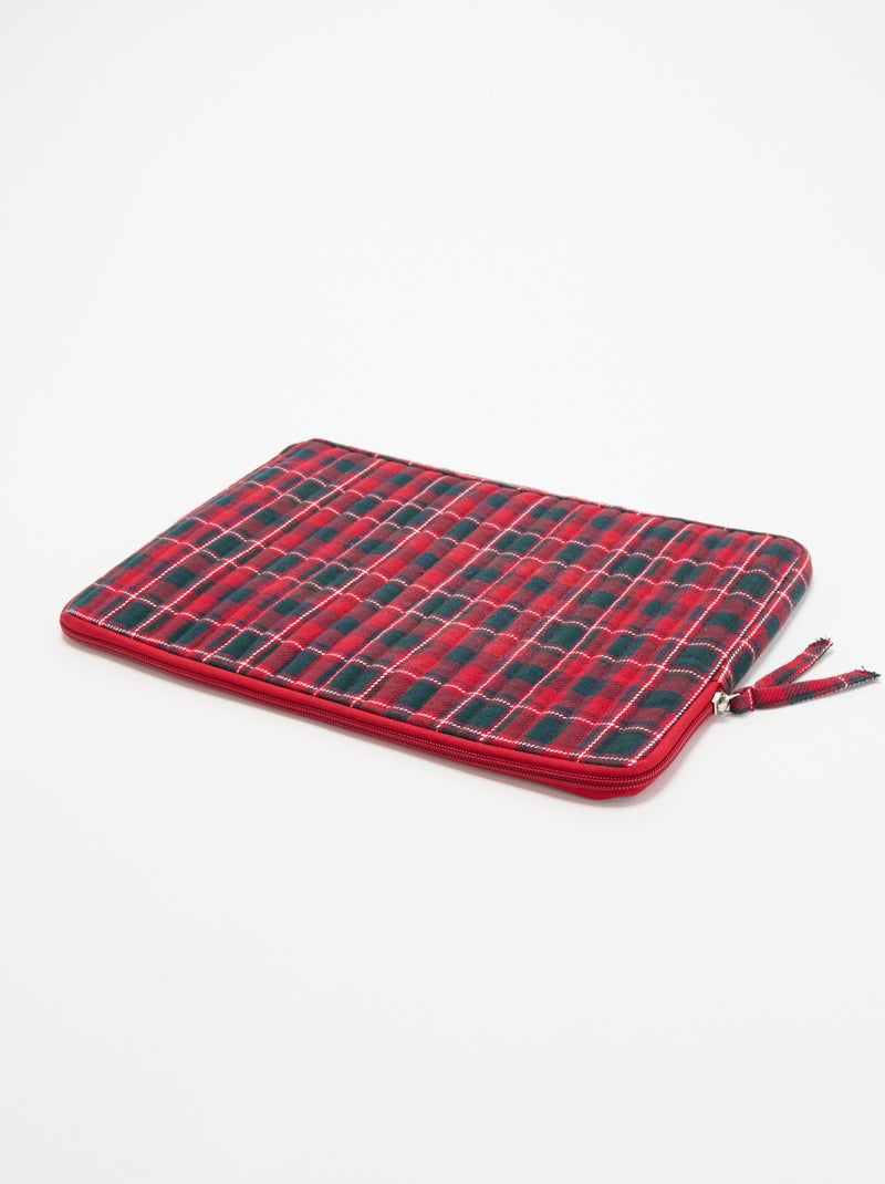 Housse d'ordinateur 36x25 cm de Noël Rouge - Kiabi