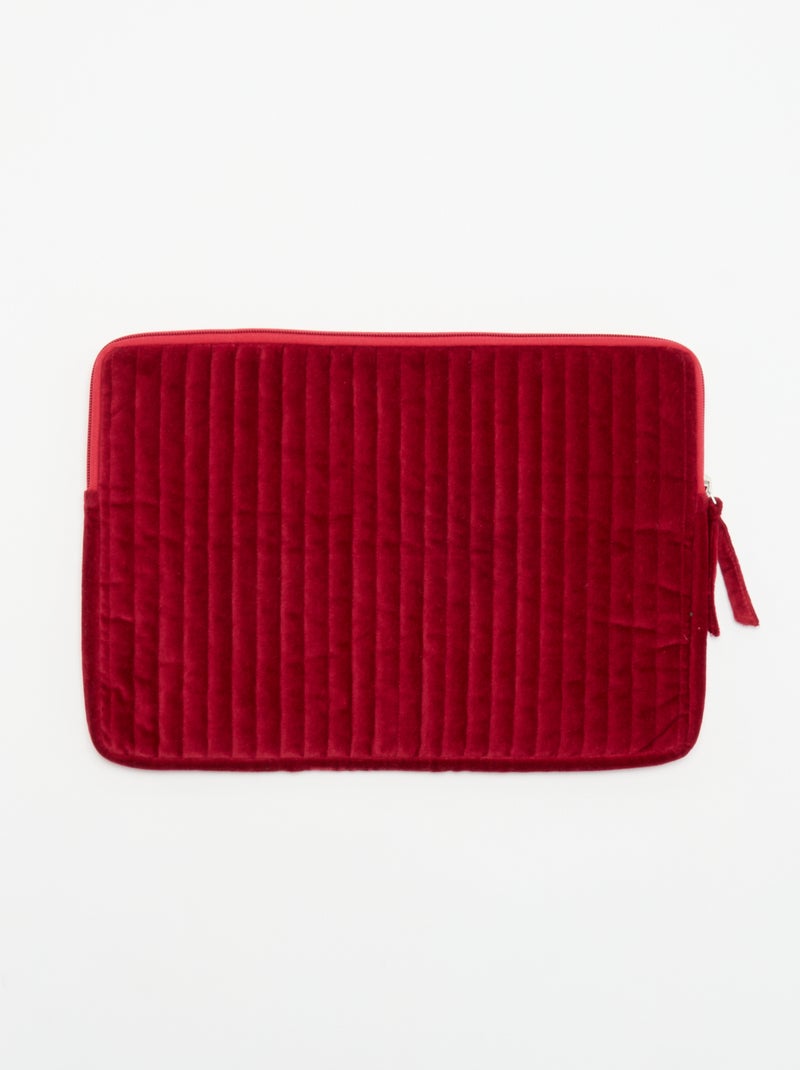 Housse d'ordinateur 36x25 cm de Noël Rouge - Kiabi