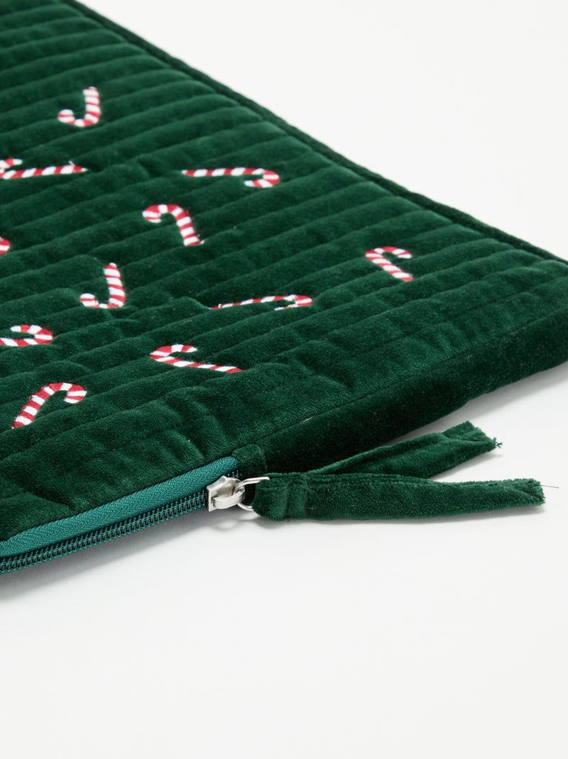 Housse d'ordinateur 36x25 cm Vert - Kiabi