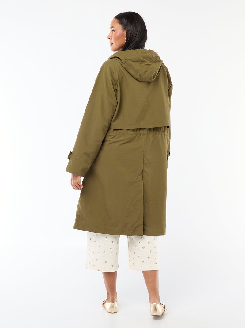 Imperméable à capuche Vert - Kiabi