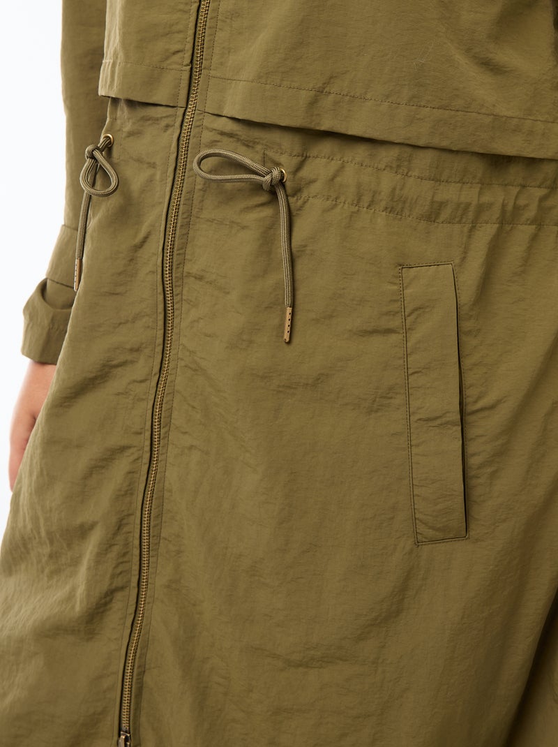 Imperméable à capuche Vert - Kiabi