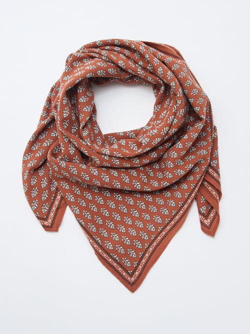 India Print Scarf - Kiabi
