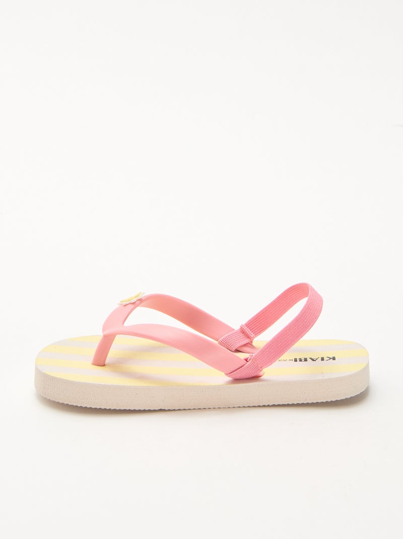 Infradito per bambina Giallo - Kiabi