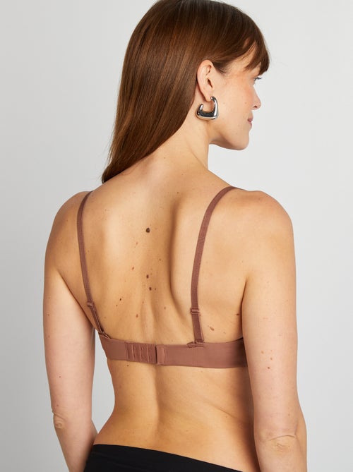 Invisible Microfiber Triangle Bra - Kiabi