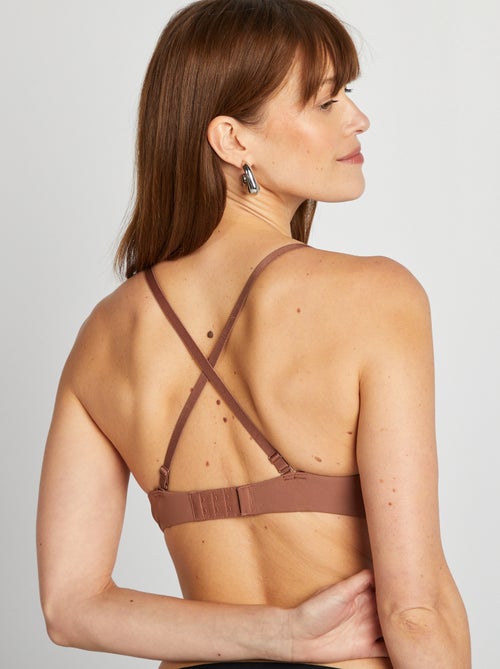 Invisible Microfiber Triangle Bra - Kiabi