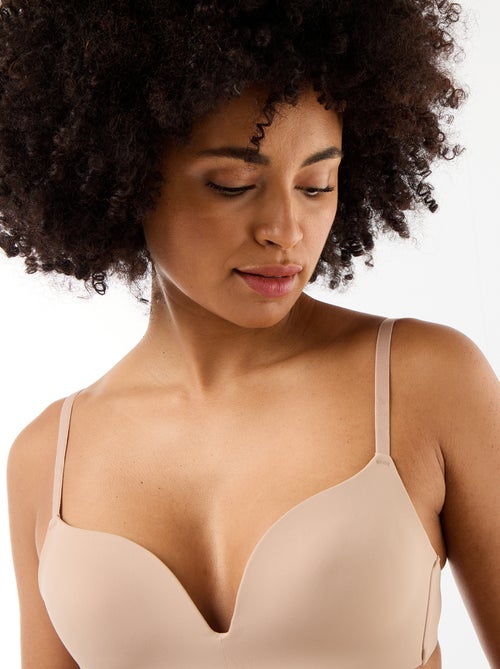 Invisible Microfiber Triangle Bra - Kiabi
