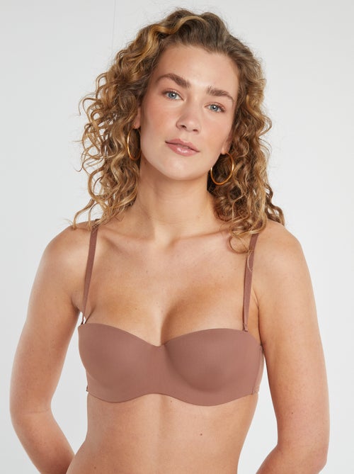 Invisible moulded bandeau bra - Kiabi