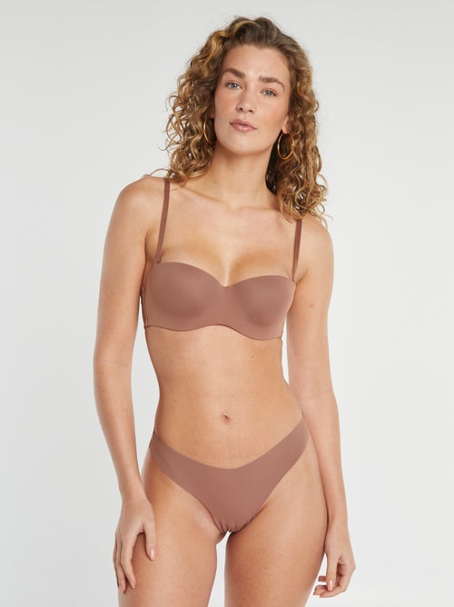 Invisible moulded bandeau bra - Kiabi