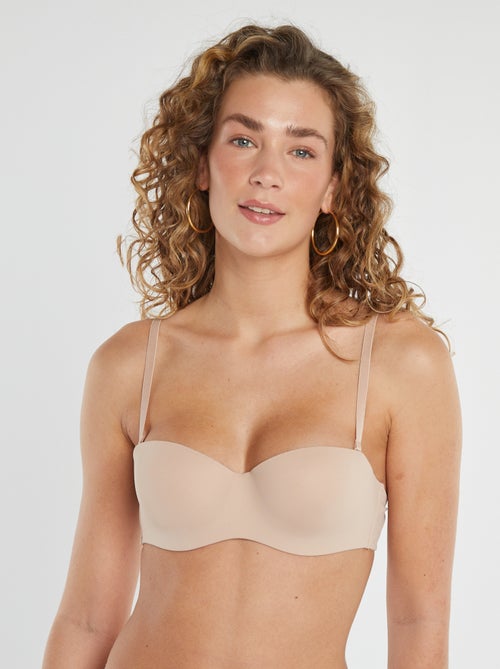 Invisible moulded bandeau bra - Kiabi