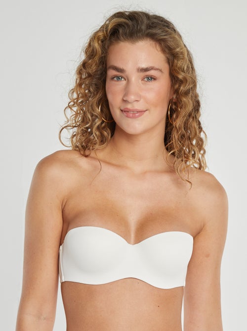 Invisible moulded bandeau bra - Kiabi
