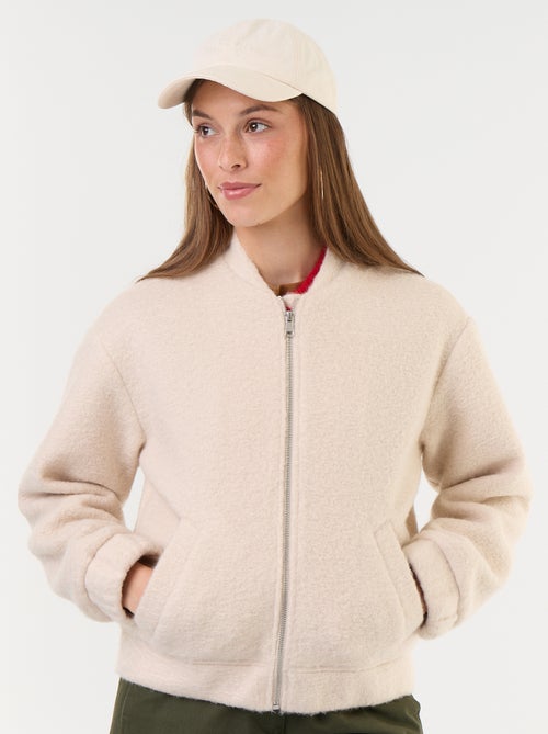 Jacke in Wolloptik - Kiabi