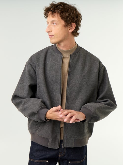 Jacke in Wolloptik - Kiabi