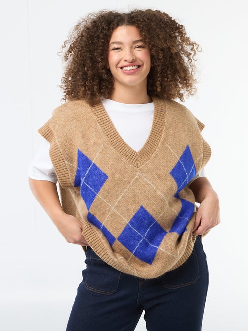 Jacquard-Pullunder - Kiabi