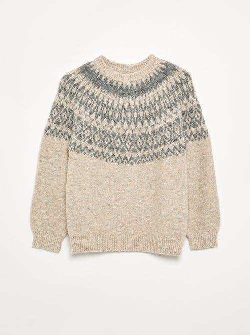 Jacquard sweater - Kiabi