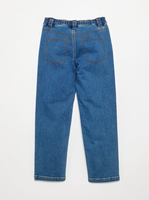 Jean avec ceinture ajustable - collection facile à enfiler - Kiabi