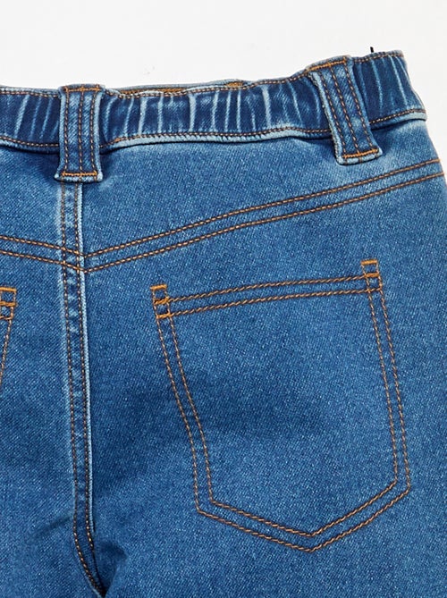 Jean avec ceinture ajustable - collection facile à enfiler - Kiabi