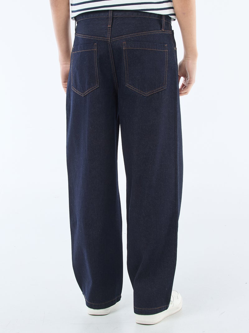 Jean baggy Bleu - Kiabi