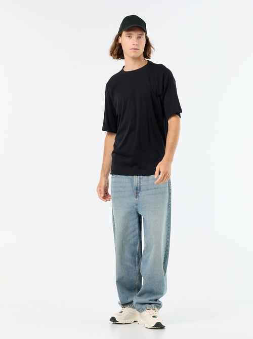 Jean coupe large 5 poches - Kiabi