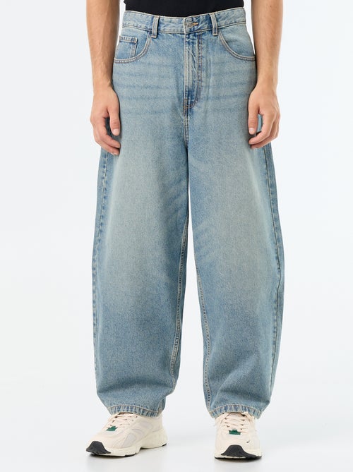 Jean coupe large 5 poches - Kiabi