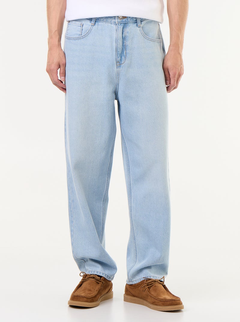 Jean coupe large / relaxed fit Bleu - Kiabi