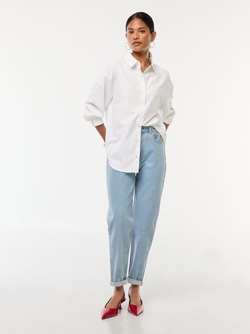 Jean coupe mom - L30 - Kiabi