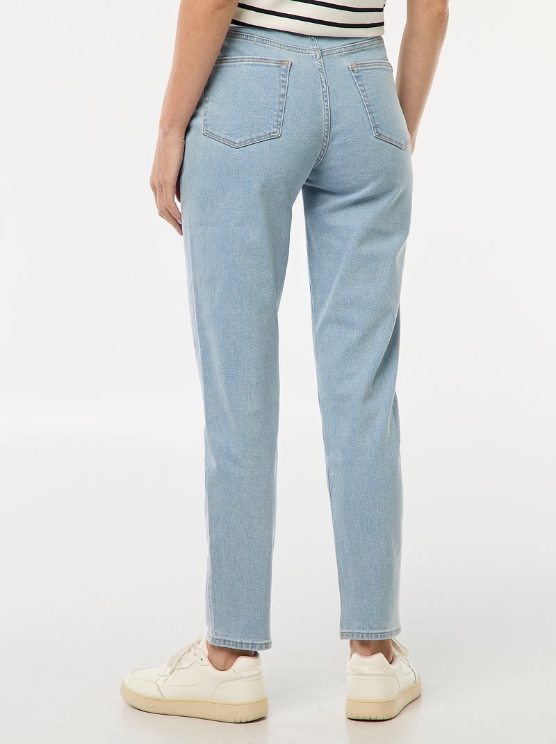 Jean coupe mom - L32 Bleu - Kiabi