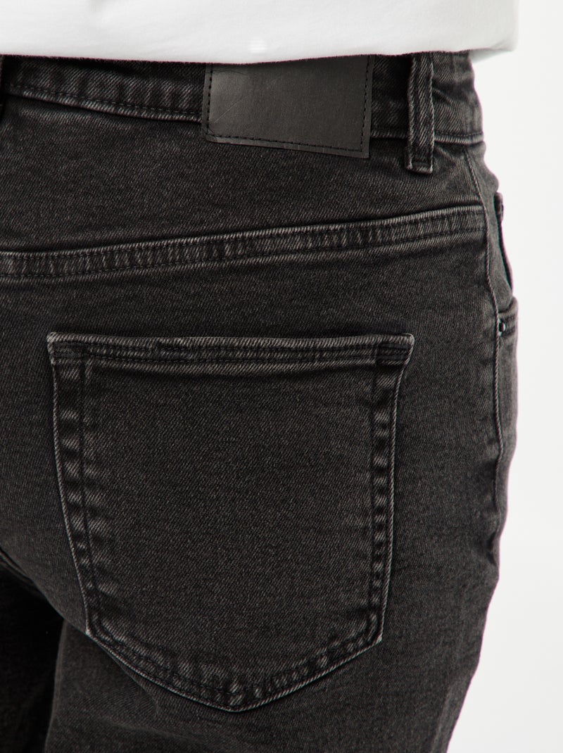 Jean coupe mom - L32 Noir - Kiabi