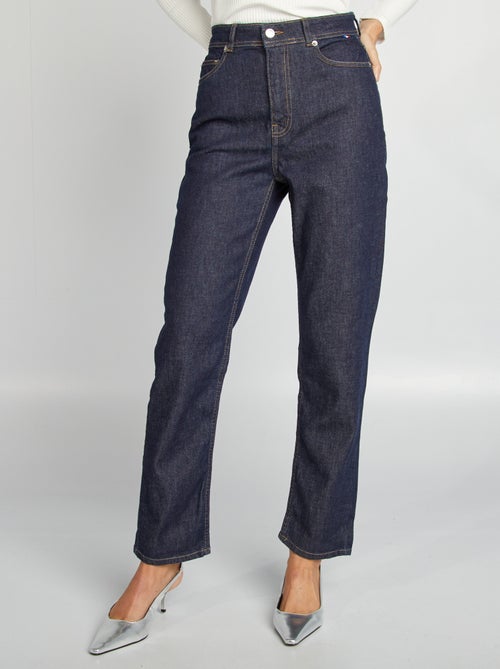 Jean coupe straight taille haute - Kiabi