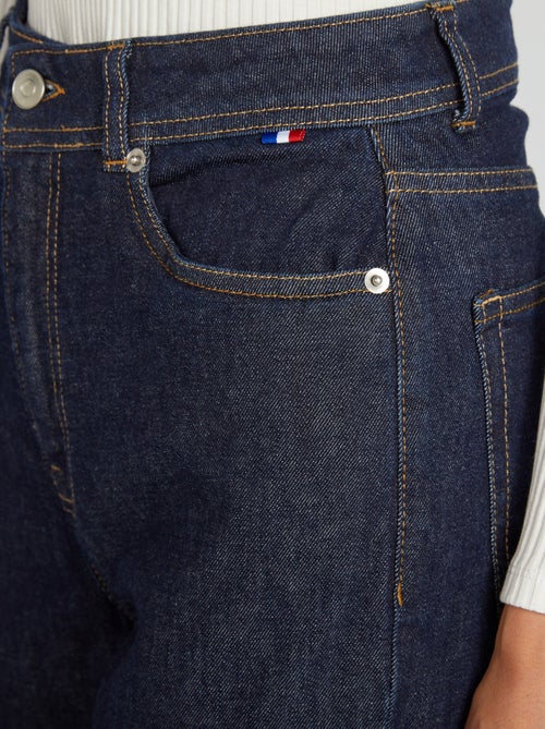 Jean coupe straight taille haute - Kiabi