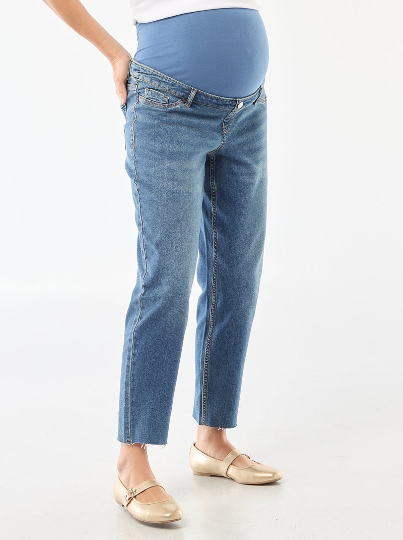 Jean de maternité coupe mom Stone - Kiabi