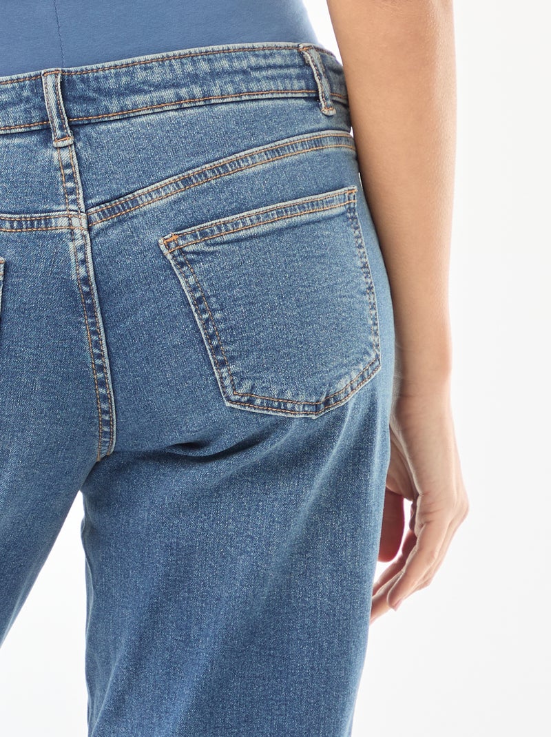 Jean de maternité coupe mom Stone - Kiabi