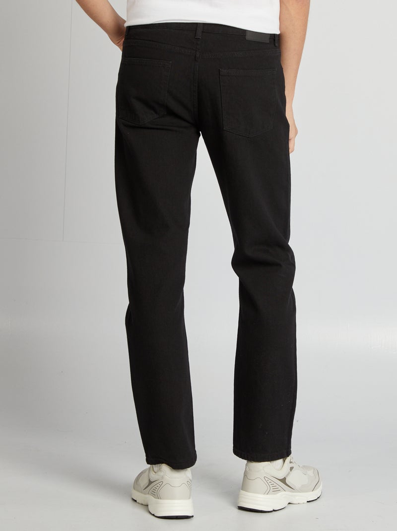 Jean droit - L32 Noir - Kiabi