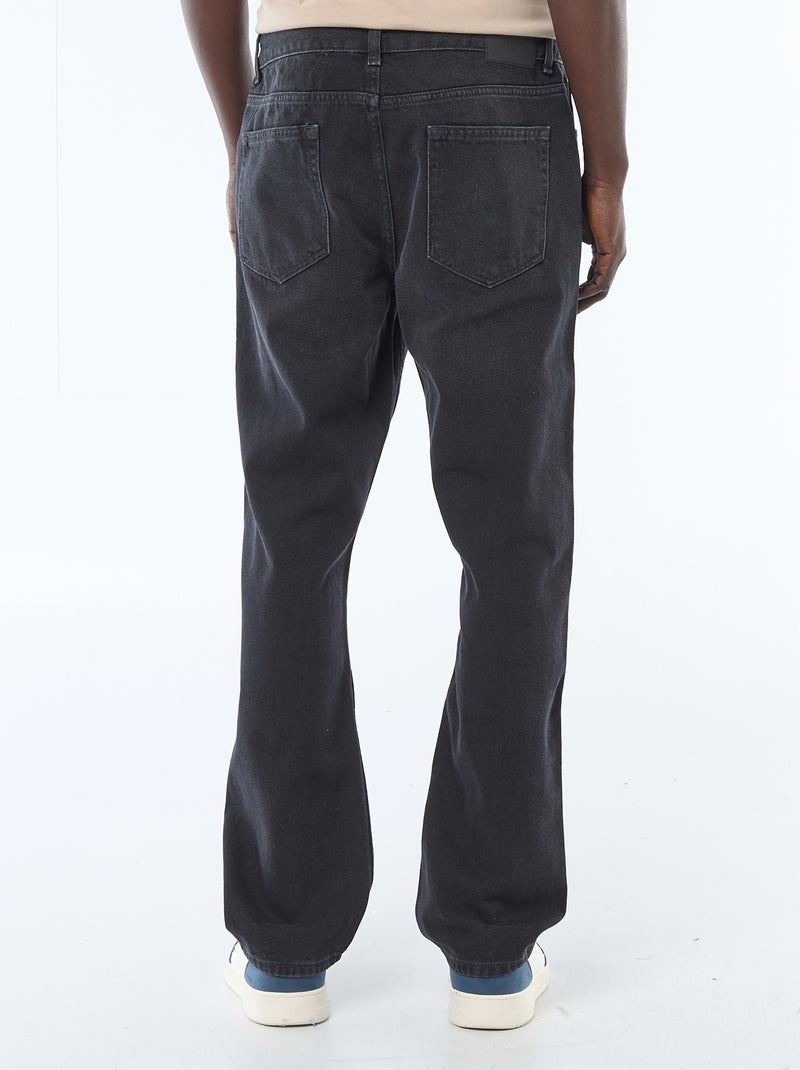 Jean droit - L32 Noir - Kiabi