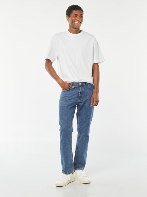 Jean droit à 5 poches - L30 - Kiabi