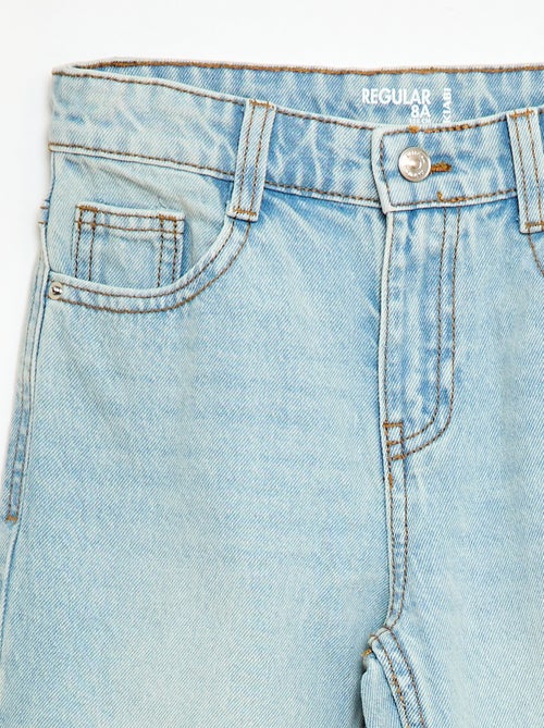 Jean droit à 5 poches - Kiabi