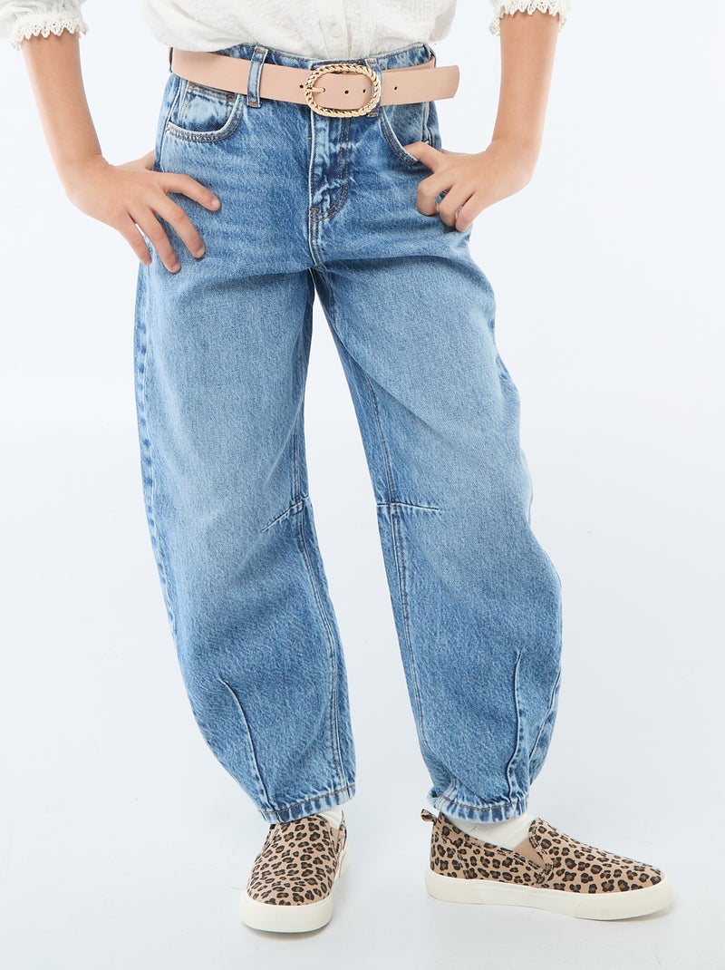 Jean forme balloon Bleu - Kiabi