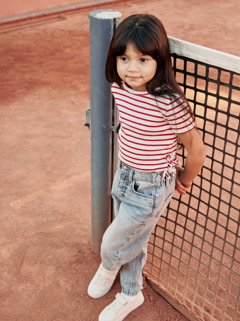 Jean forme balloon Gris - Kiabi