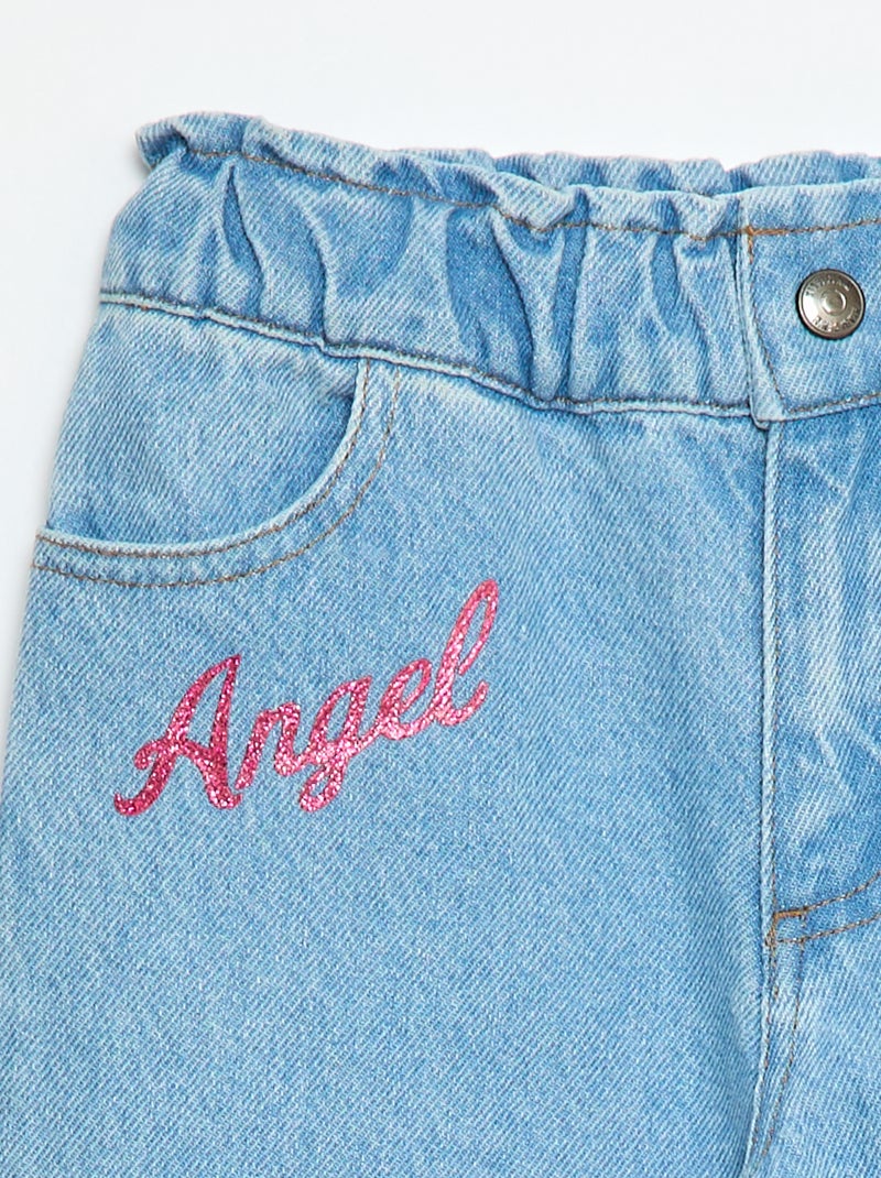 Jean imprimé 'Stitch' Bleu - Kiabi