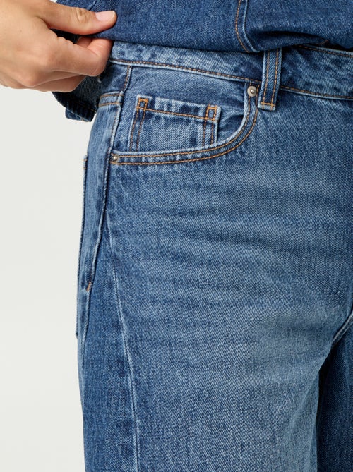 Jean large taille haute - Kiabi