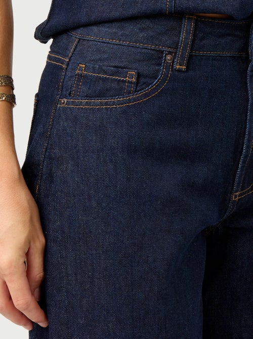Jean large taille haute - Kiabi