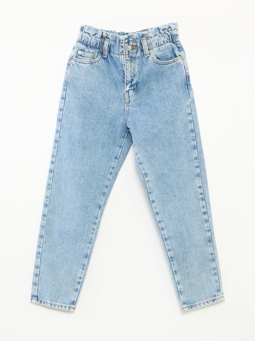 Jean mom paperbag - Kiabi