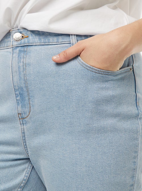 Jean mom taille haute - L30 - Kiabi